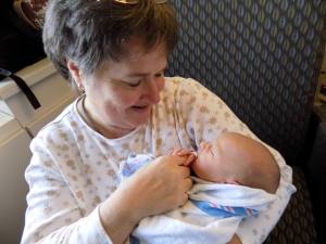 Karen and baby Alastair